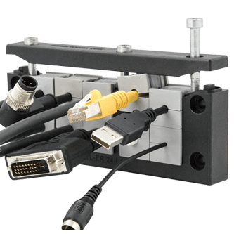 TEUVO Attache Câble Scratch 50mm X 5M Non Adhésif Serre Câble Bande pour  Cabl