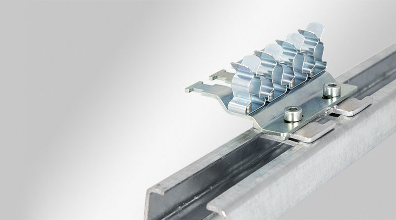 EMC-klemmontage voor 30 mm DIN-rail vorm C